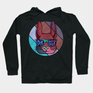 Ok Boomer Squirrel with Glasses Hoodie